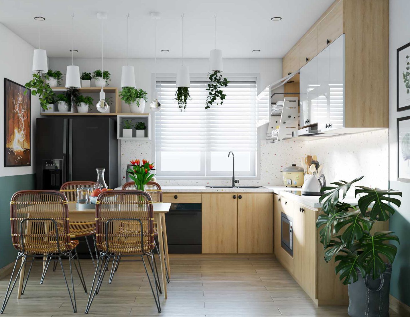 Gợi ý 5 Mẹo Thiết Kế Căn Bếp Sang – Xịn – Mịn Mang Đậm Văn Hóa Việt